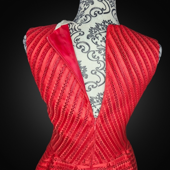 H&M Red Sleeveless Dress - 6 - Picture 5 of 7